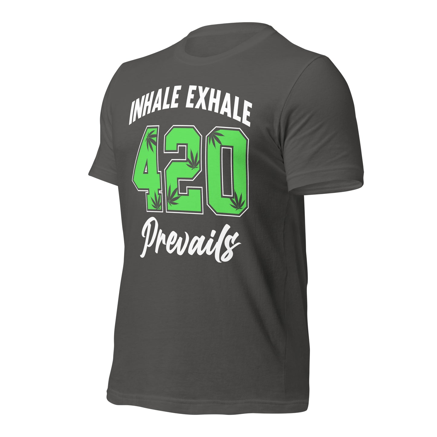 Inhale Exhale 420 Prevails Bella Canvas Adult T-Shirt