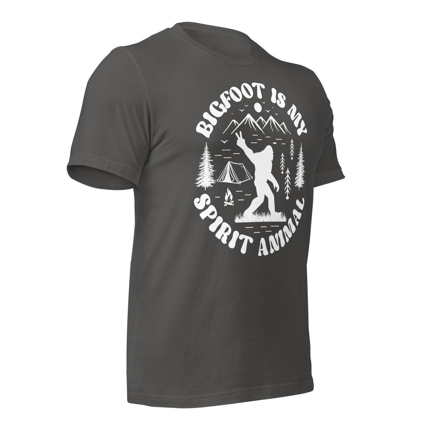 Bigfoot is My Spirit Animal Bella Canvas Adult T-Shirt