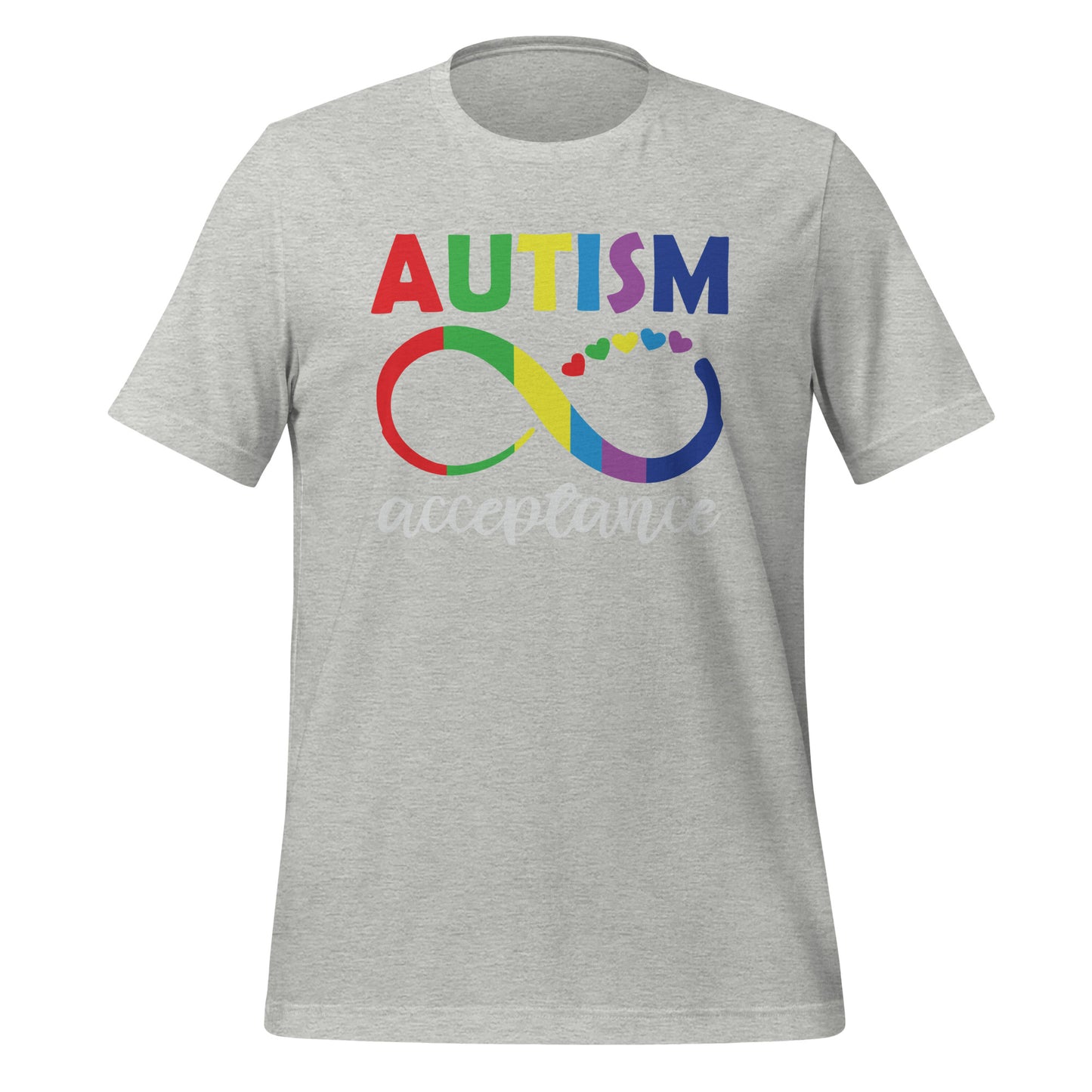 Autism Acceptance Together Quality Cotton Bella Canvas Adult T-Shirt