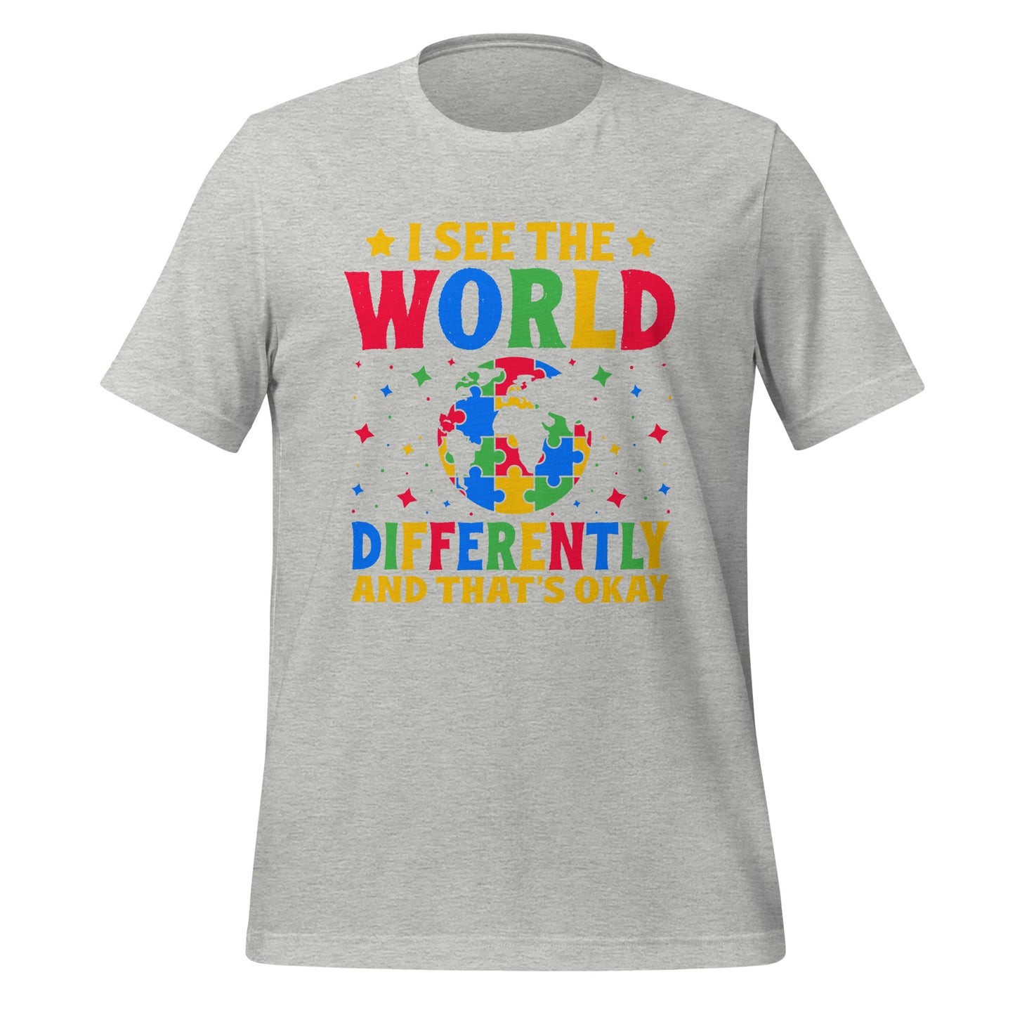 Autism Acceptance Together Quality Cotton Bella Canvas Adult T-Shirt
