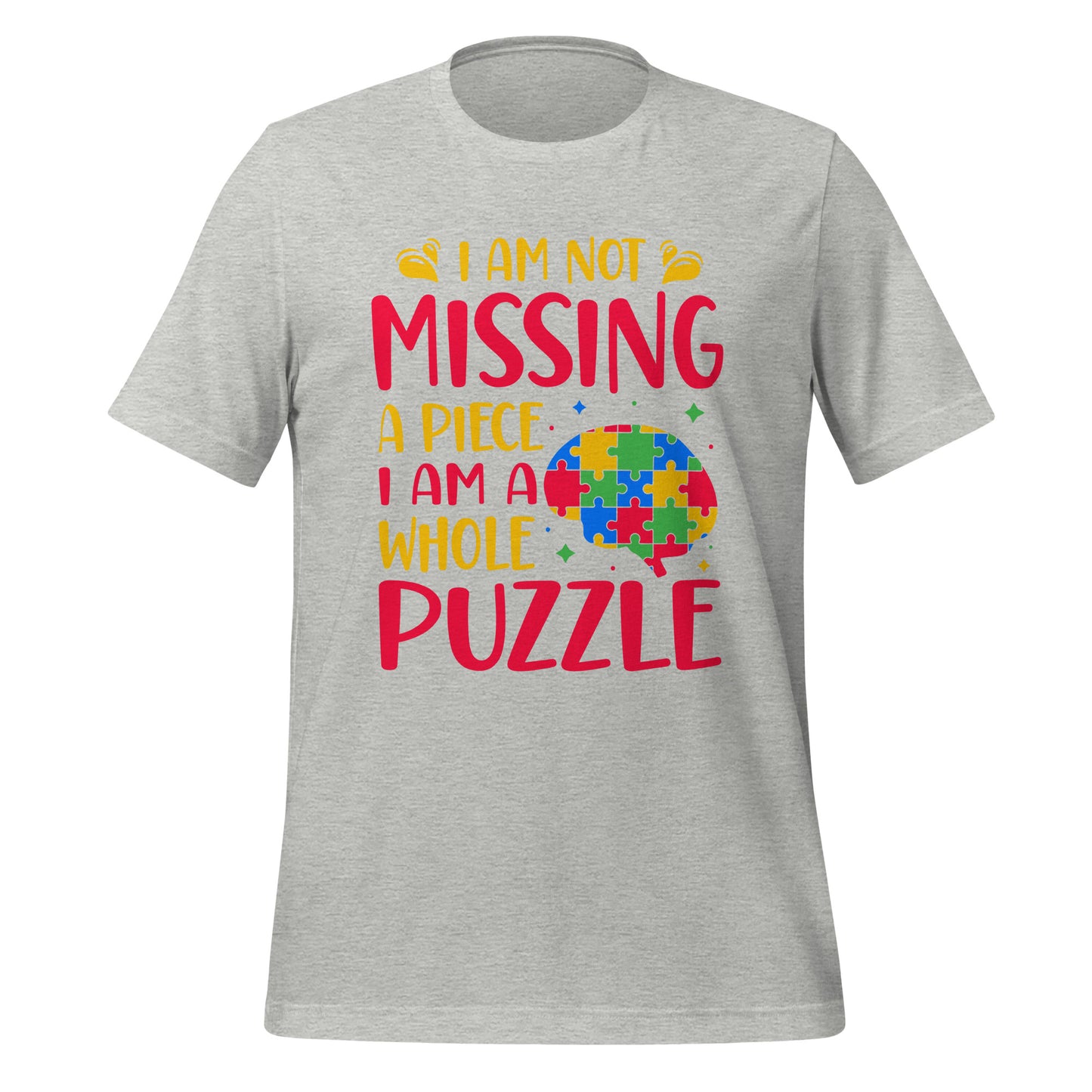 Autism Acceptance Together Quality Cotton Bella Canvas Adult T-Shirt