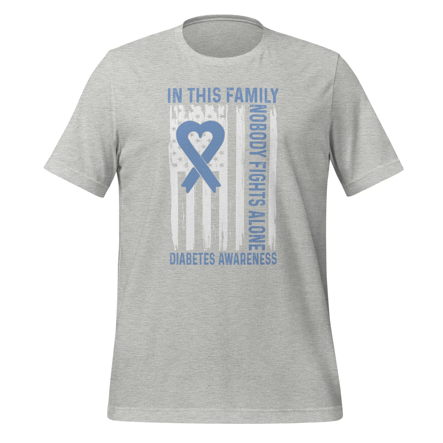 Diabetes Awareness Quality Cotton Bella Canvas Adult T-Shirt