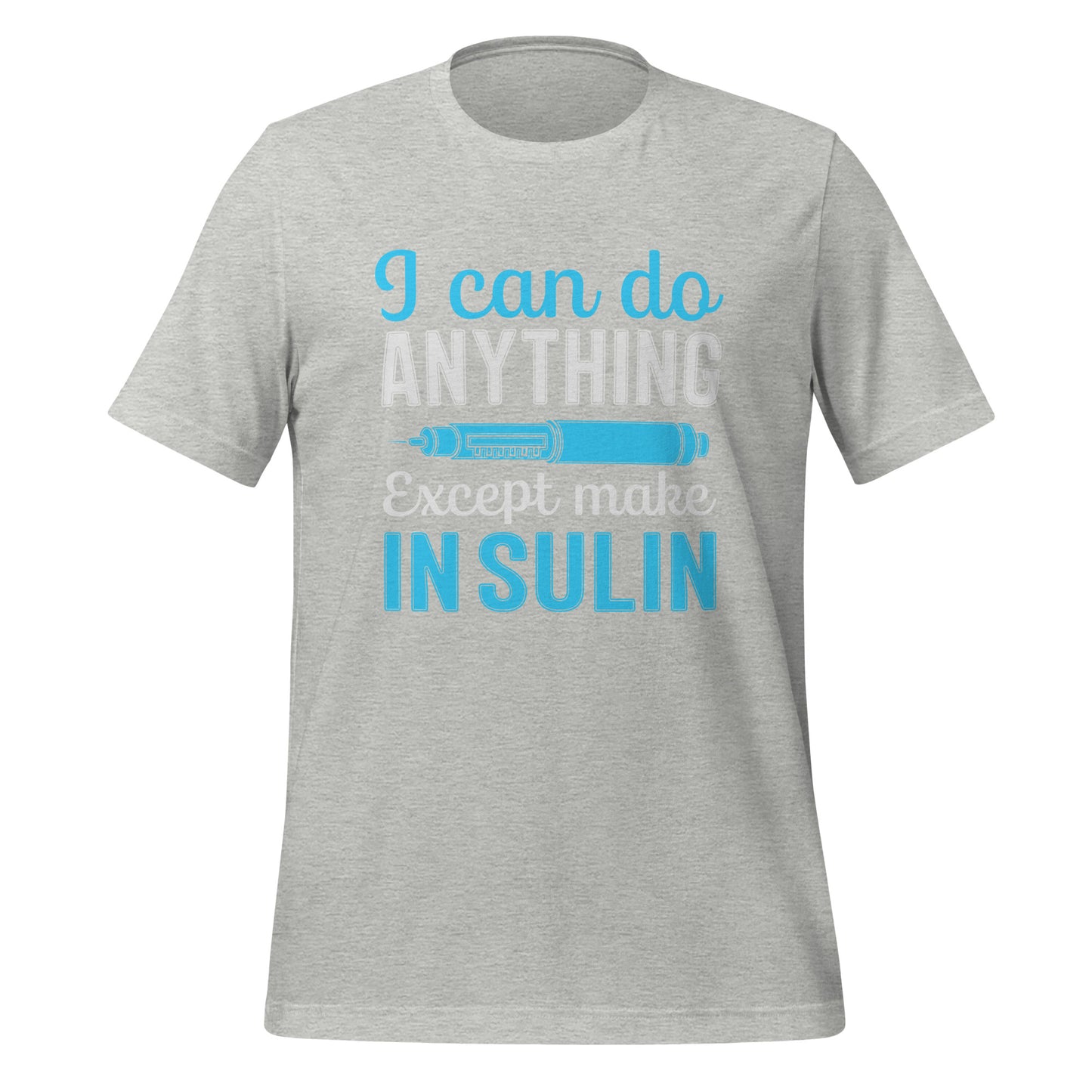 Diabetes Awareness Quality Cotton Bella Canvas Adult T-Shirt