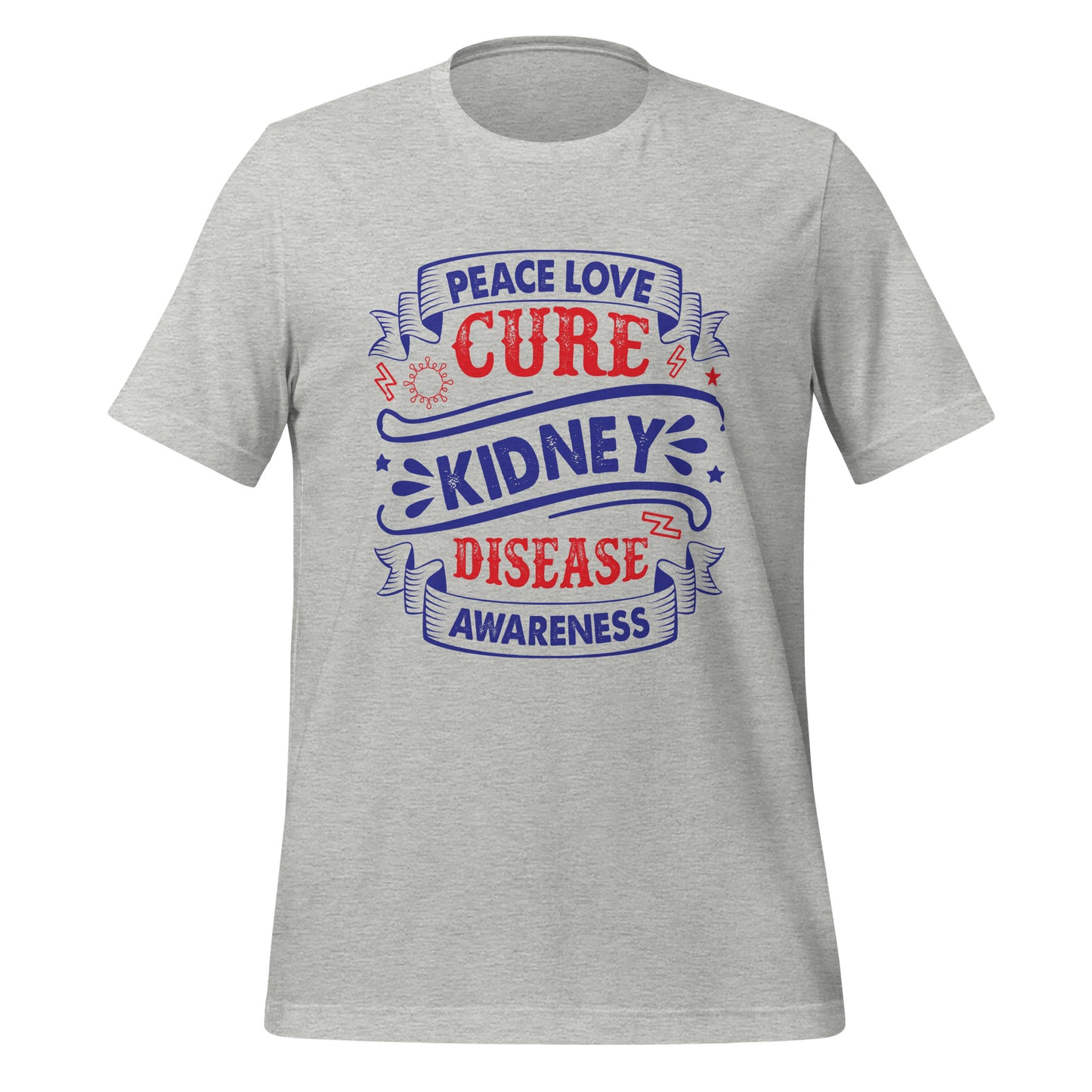 Kidney Awareness Quality Cotton Bella Canvas Adult T-Shirt