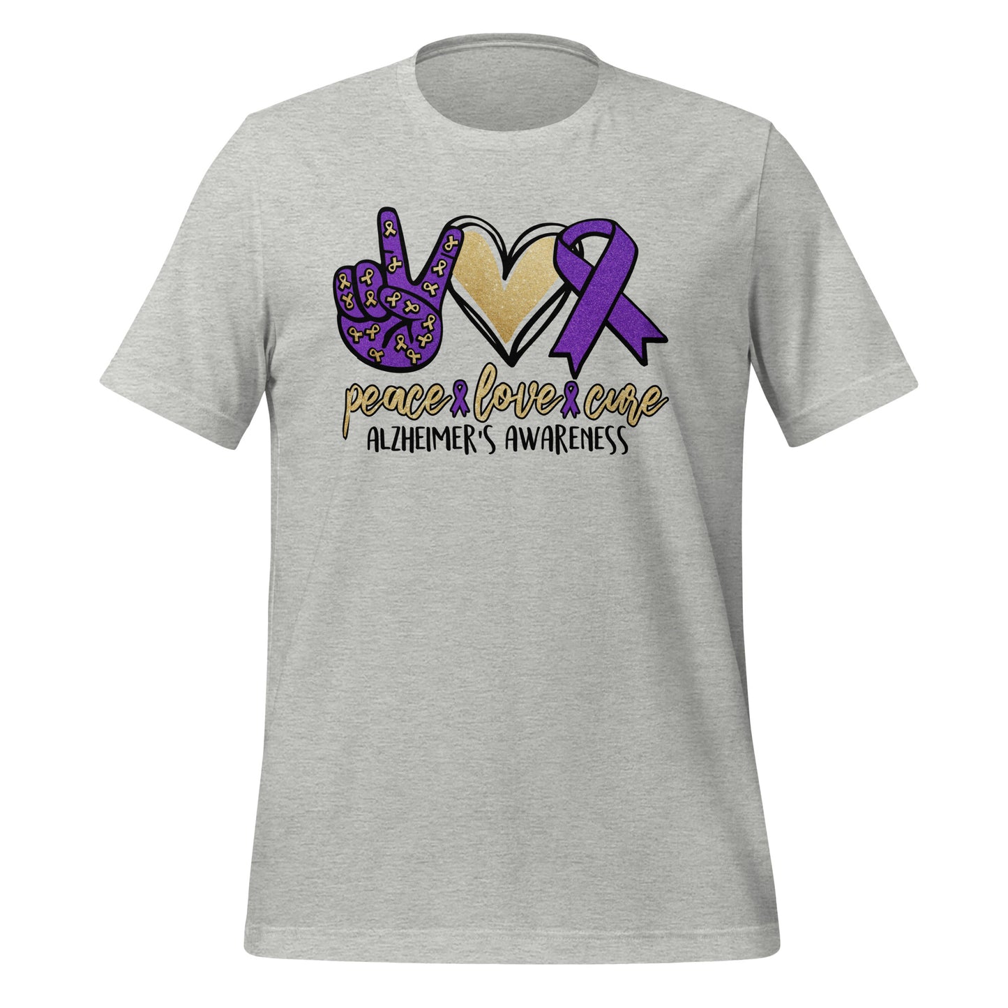 Alzheimer's Awareness Quality Cotton Bella Canvas Adult T-Shirt