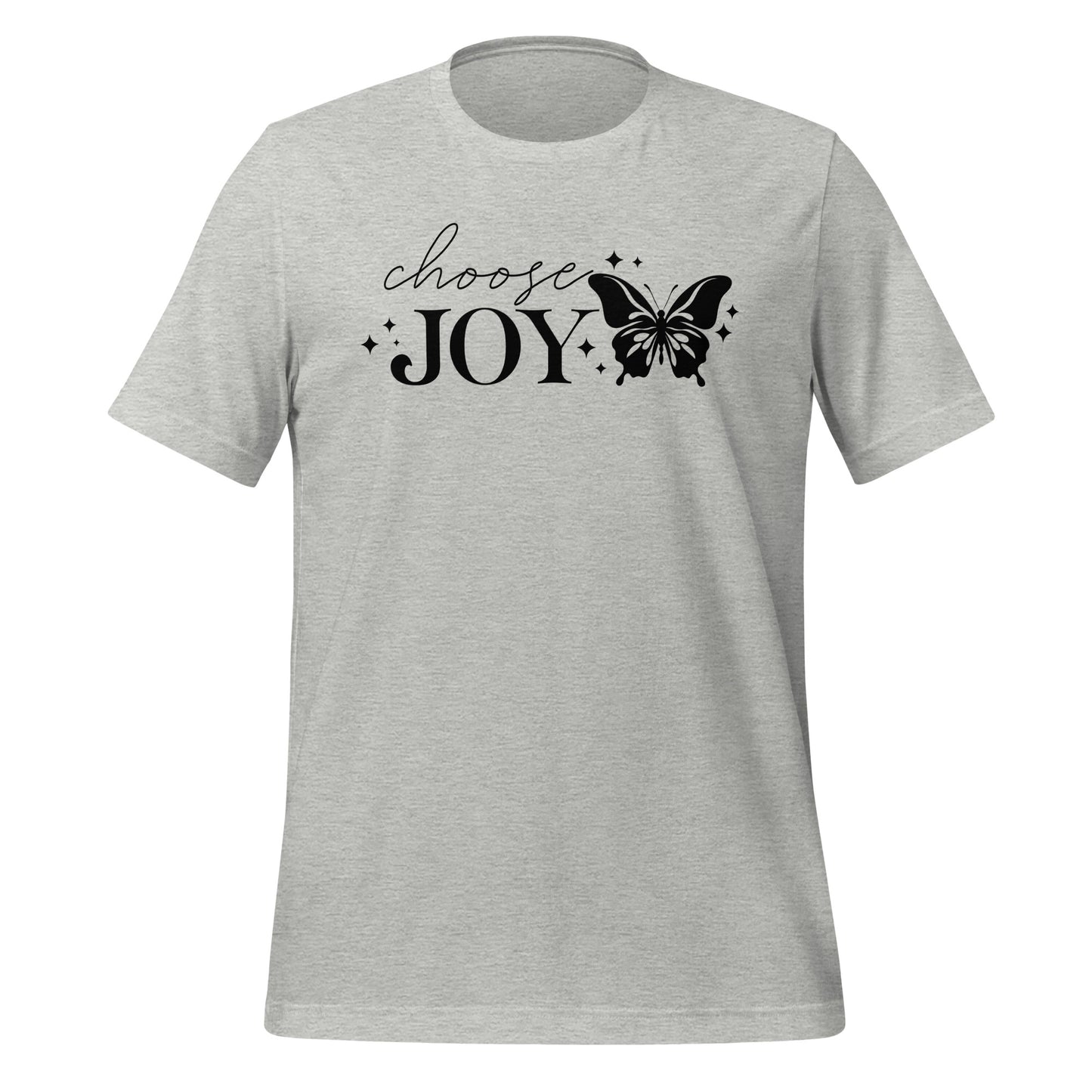 Choose Joy Butterfly Quality Cotton Bella Canvas Adult T-Shirt