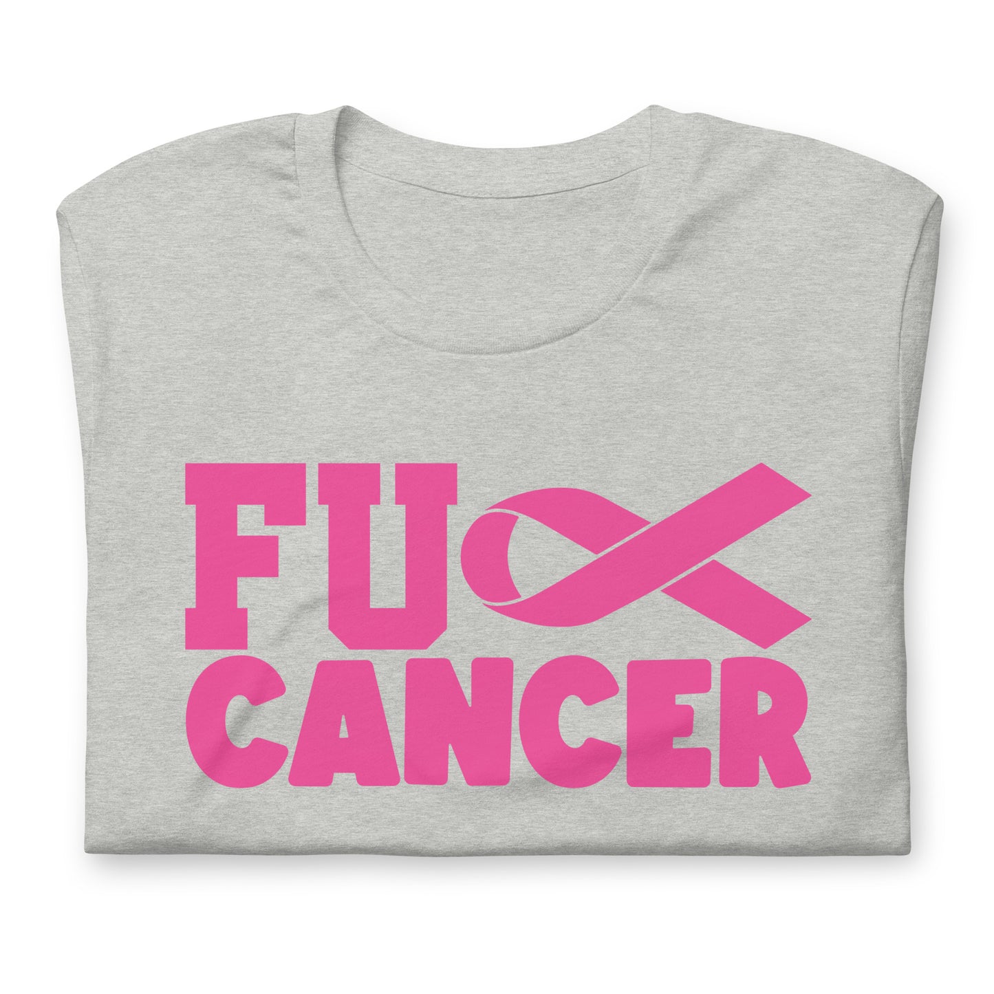 Fu** Cancer Breast Cancer Awareness Bella Canvas Adult T-Shirt