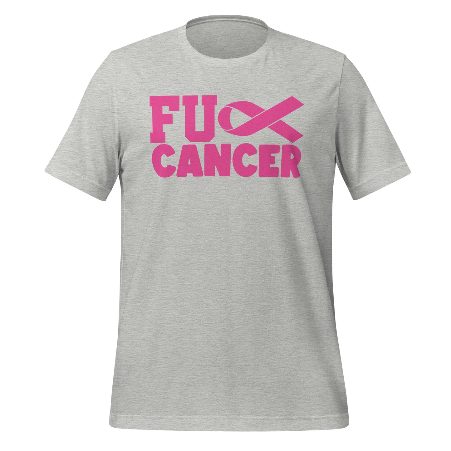 Fu** Cancer Breast Cancer Awareness Bella Canvas Adult T-Shirt