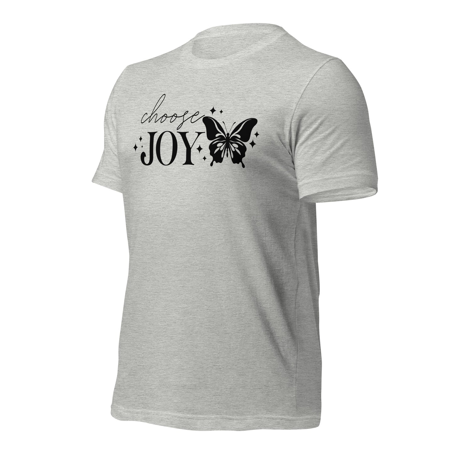 Choose Joy Butterfly Quality Cotton Bella Canvas Adult T-Shirt