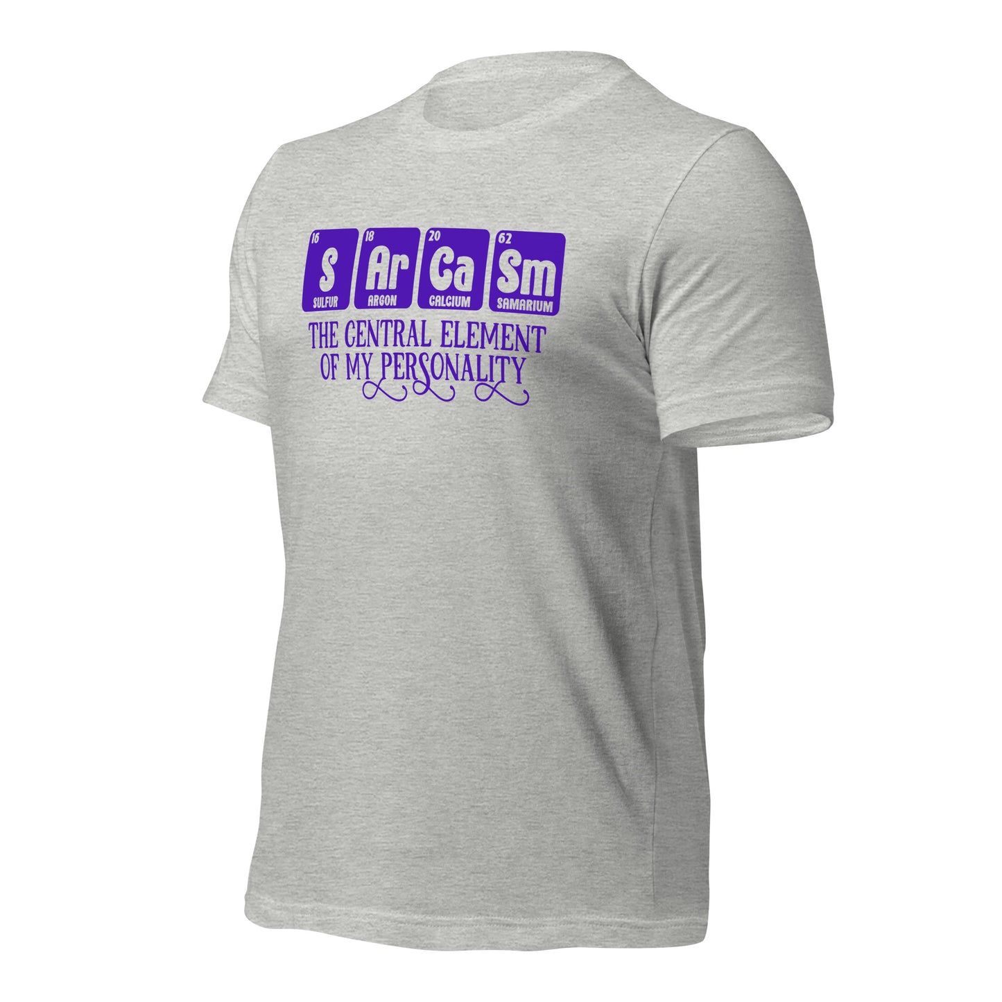 Sarcasm Central Element of My Personality Bella Canvas Adult T-Shirt
