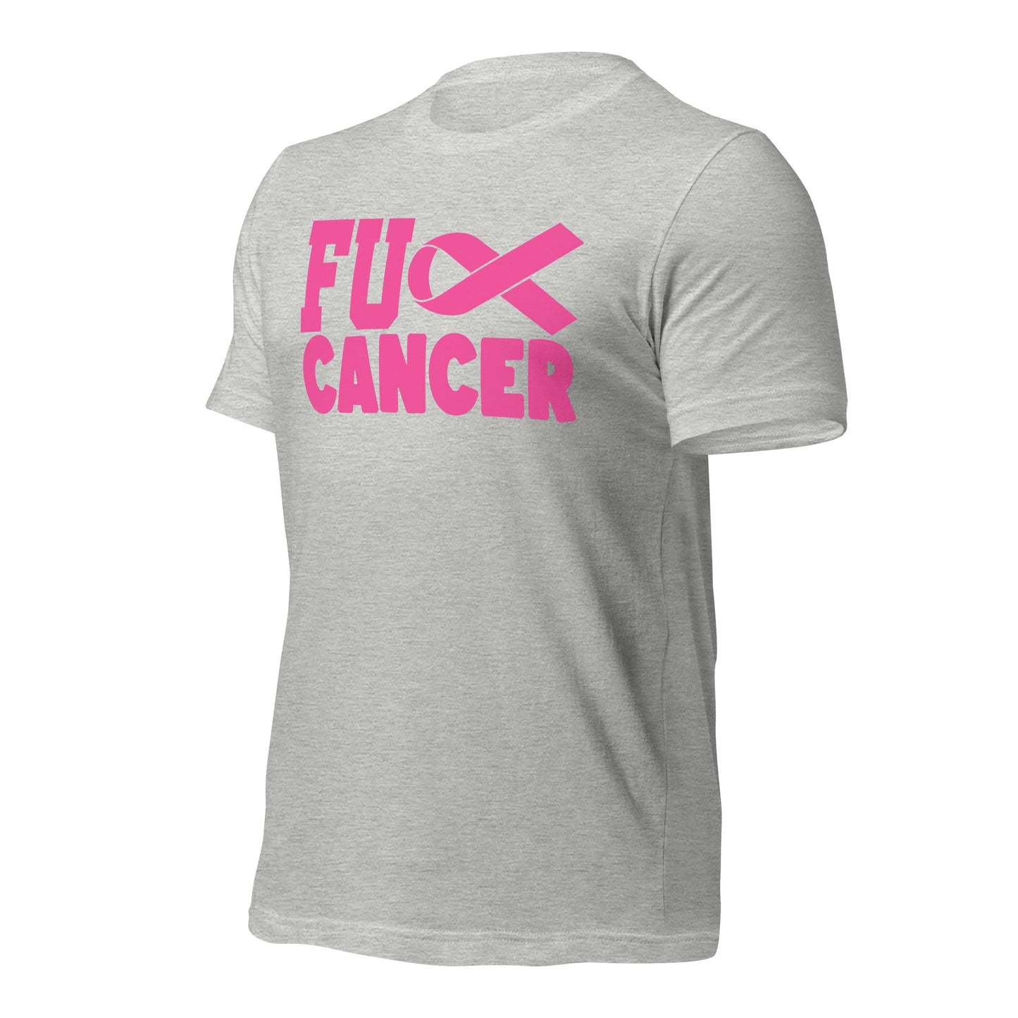 Fu** Cancer Breast Cancer Awareness Bella Canvas Adult T-Shirt