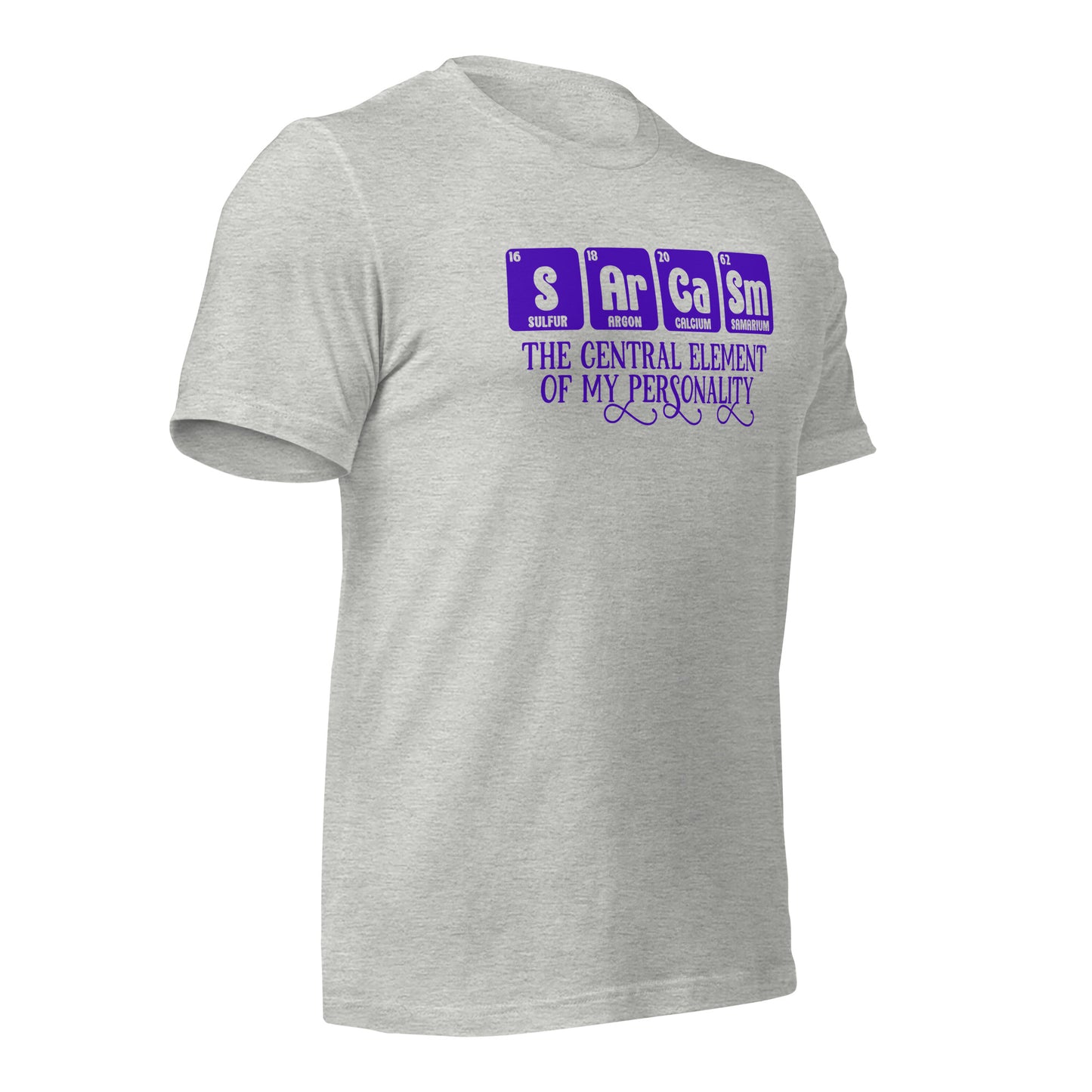 Sarcasm Central Element of My Personality Bella Canvas Adult T-Shirt