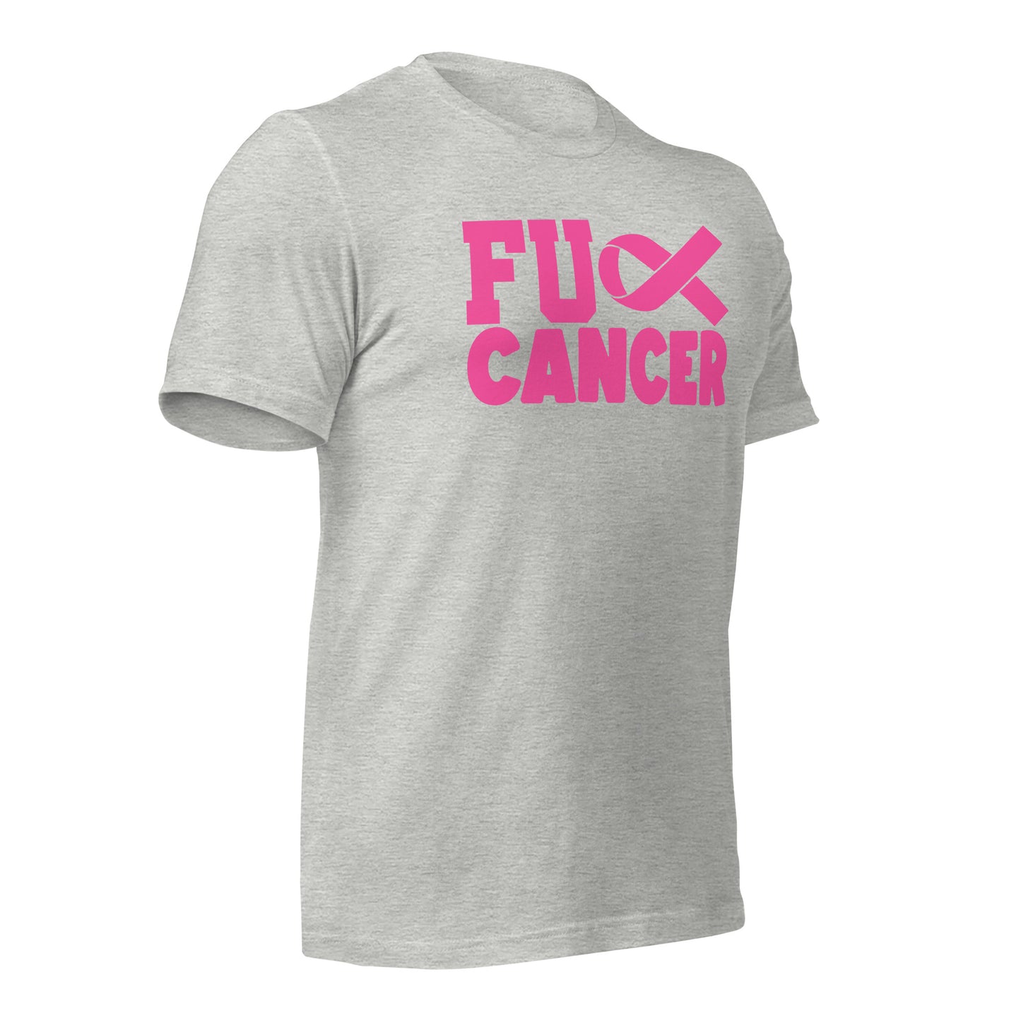 Fu** Cancer Breast Cancer Awareness Bella Canvas Adult T-Shirt