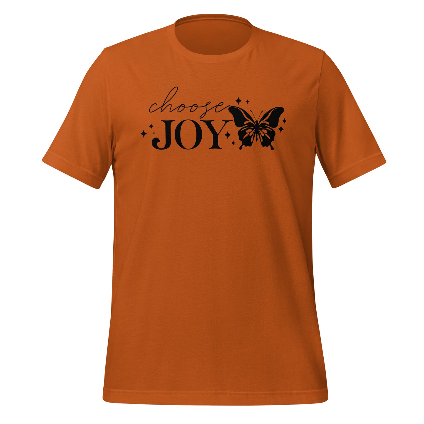 Choose Joy Butterfly Quality Cotton Bella Canvas Adult T-Shirt