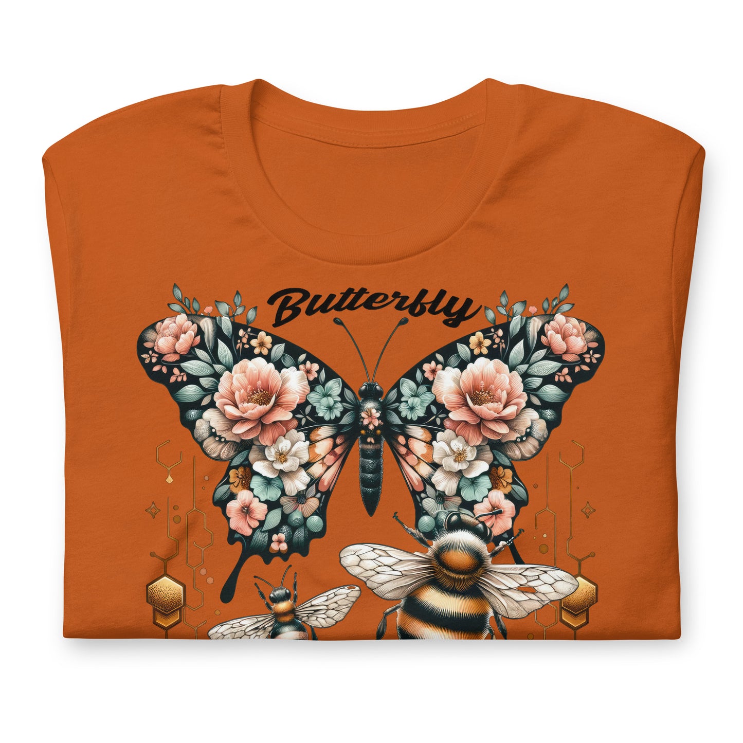 Butterfly, Sting Like a Bee Quality Cotton Bella Canvas Adult T-Shirt