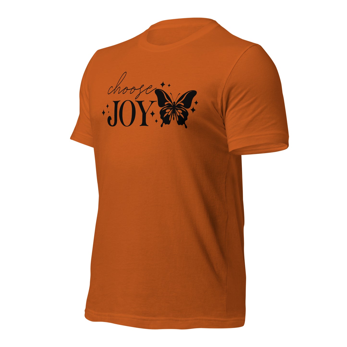 Choose Joy Butterfly Quality Cotton Bella Canvas Adult T-Shirt