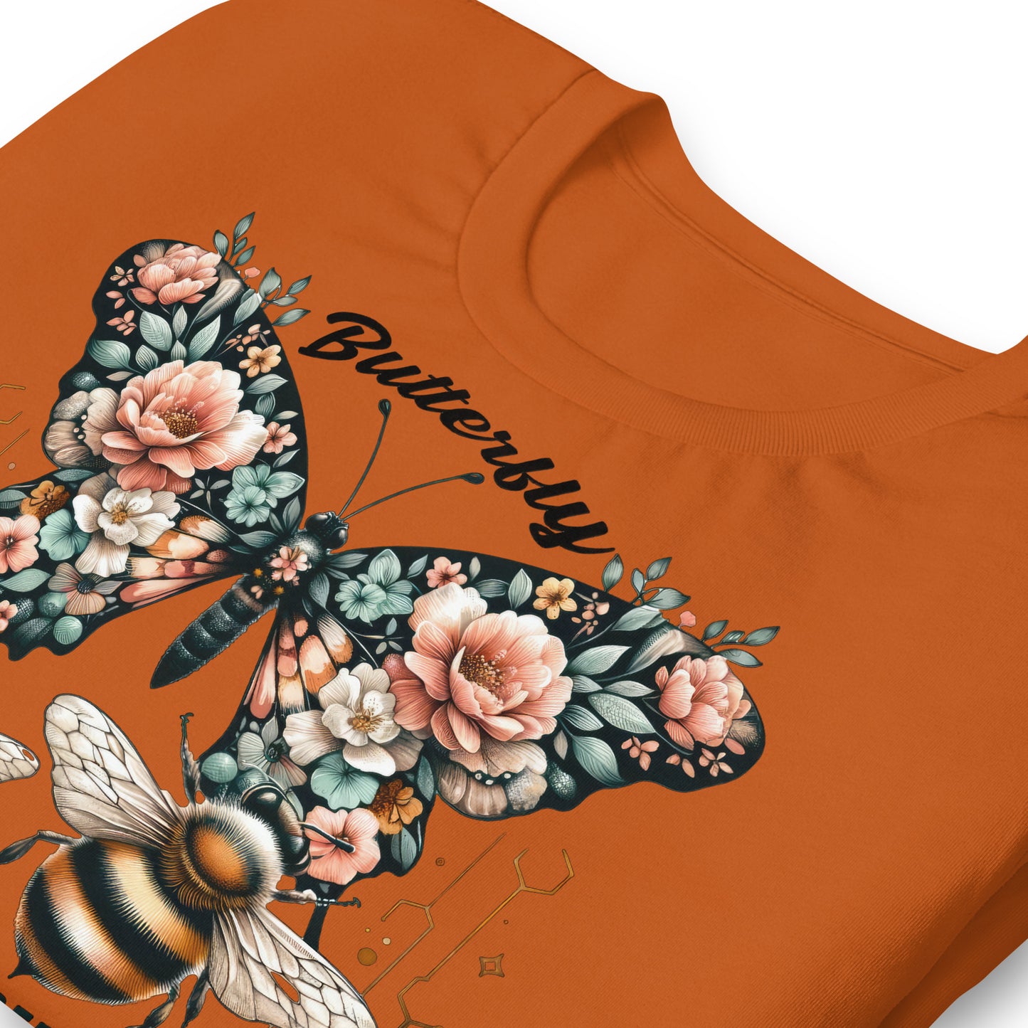 Butterfly, Sting Like a Bee Quality Cotton Bella Canvas Adult T-Shirt
