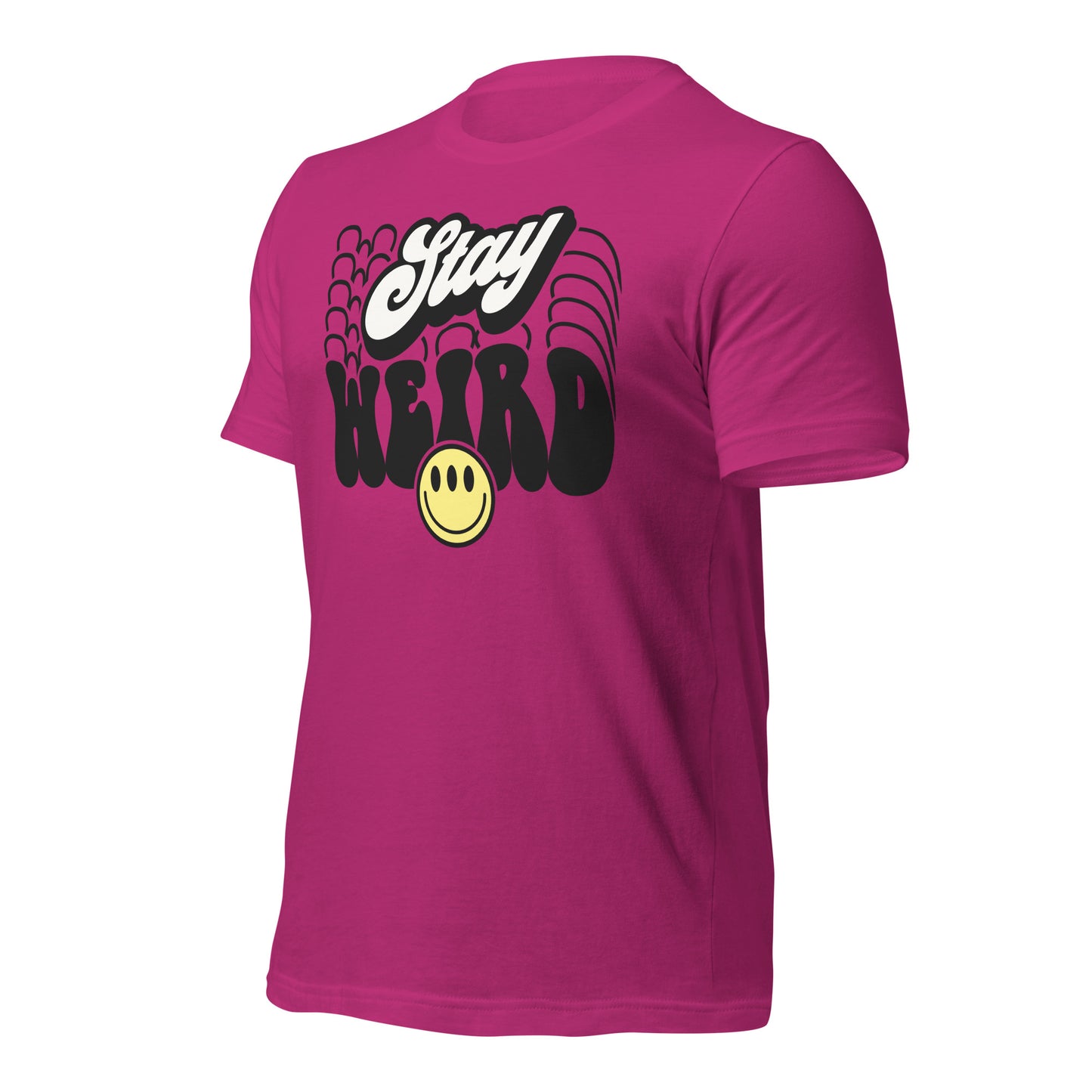 Stay Weird Funny Bella Canvas Adult T-Shirt