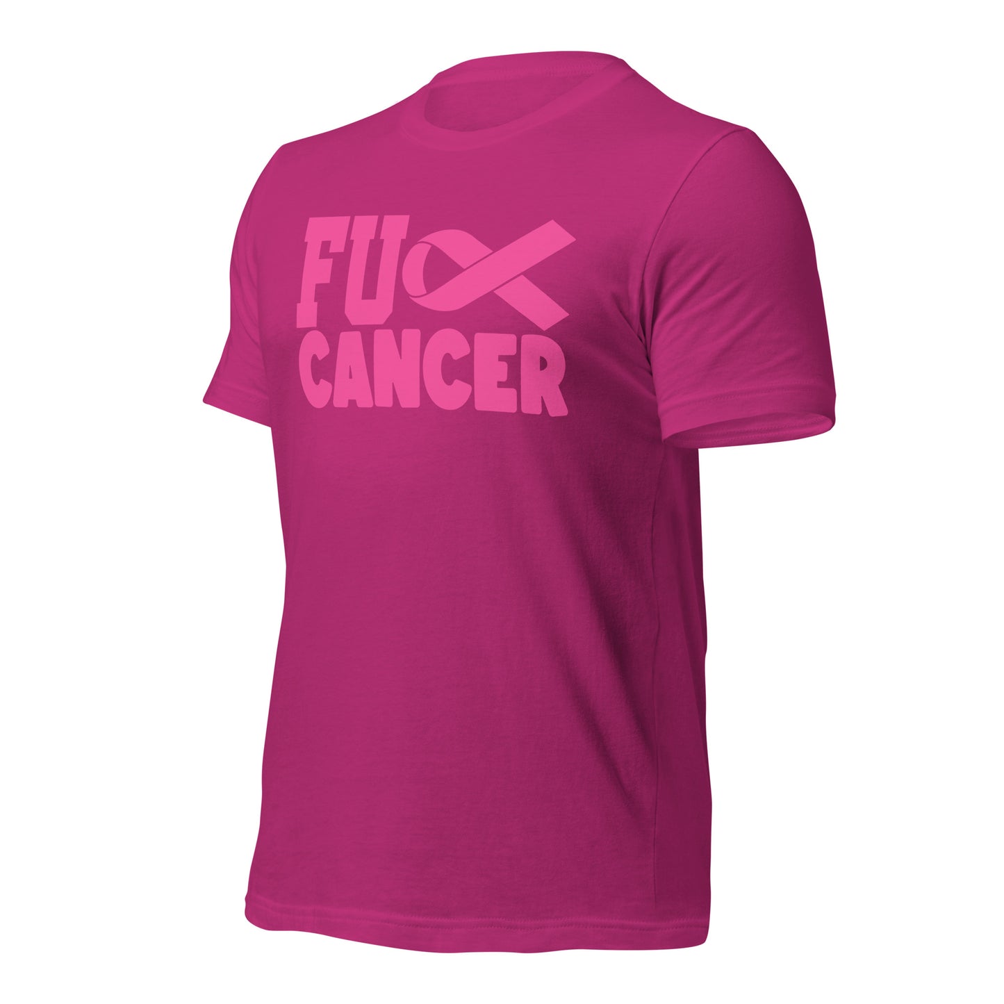 Fu** Cancer Breast Cancer Awareness Bella Canvas Adult T-Shirt