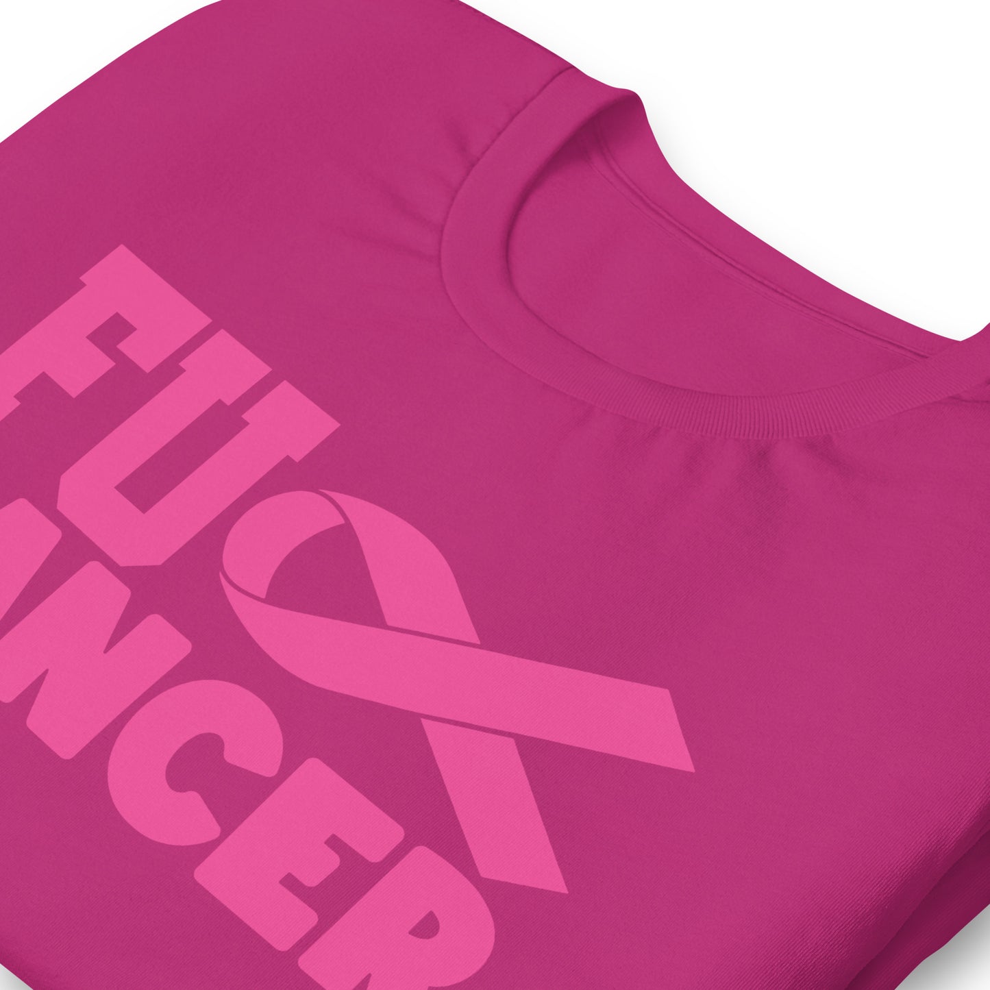 Fu** Cancer Breast Cancer Awareness Bella Canvas Adult T-Shirt