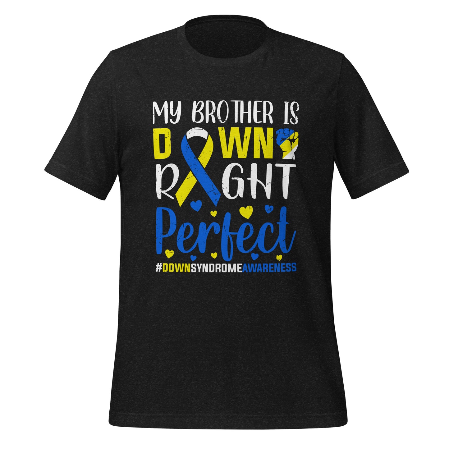 Down Syndrome Awareness Quality Cotton Bella Canvas Adult T-Shirt