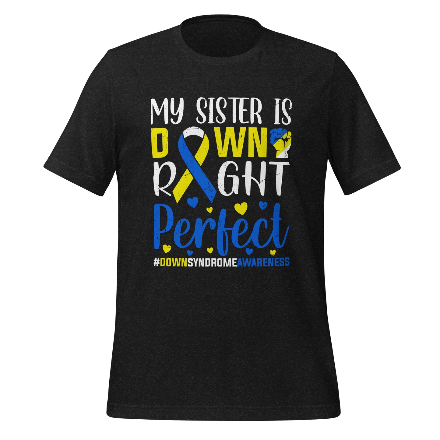Down Syndrome Awareness Quality Cotton Bella Canvas Adult T-Shirt