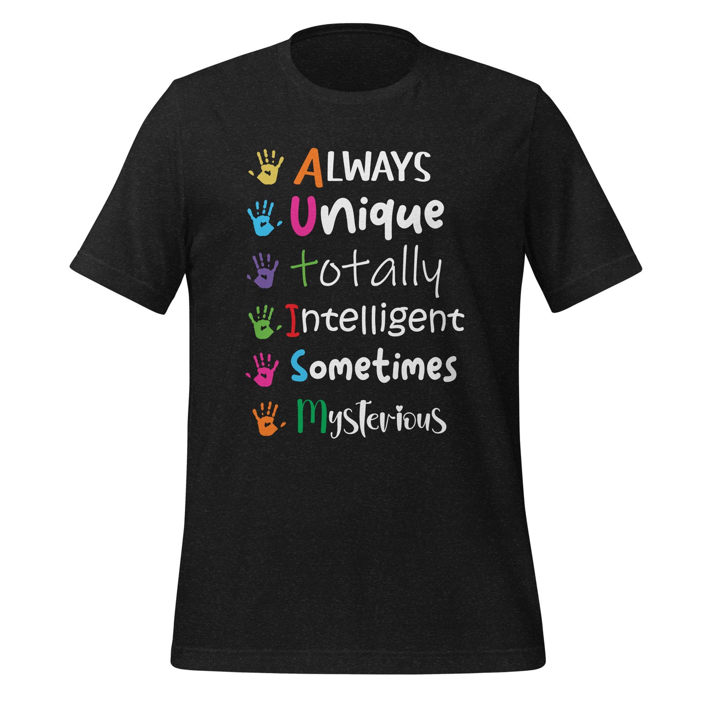 Autism Acceptance Together Quality Cotton Bella Canvas Adult T-Shirt