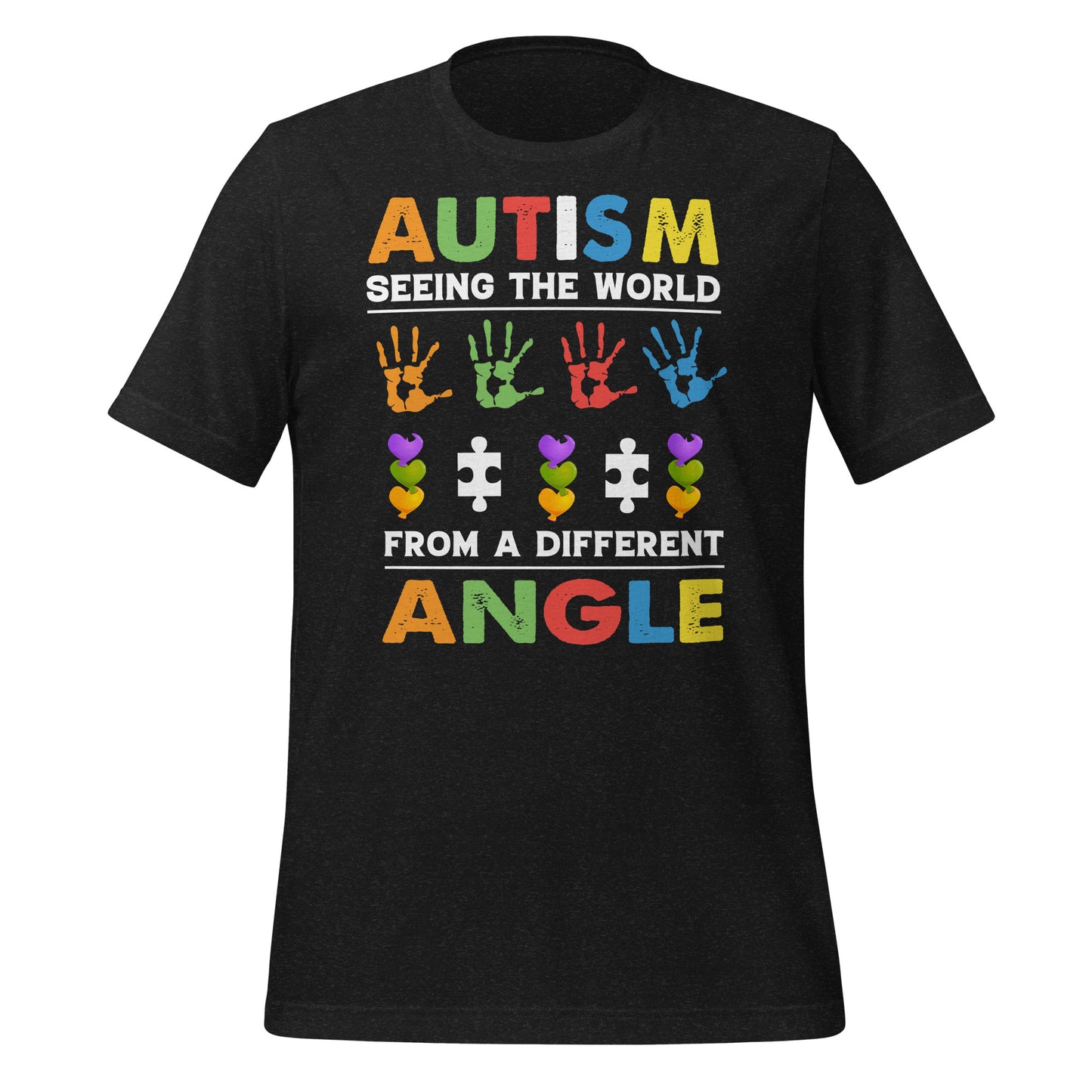 Autism Acceptance Together Quality Cotton Bella Canvas Adult T-Shirt