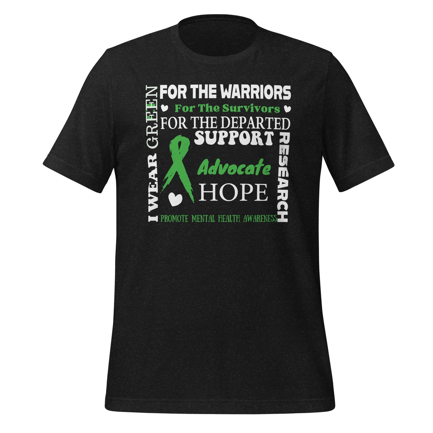 Mental Health Awareness Quality Cotton Bella Canvas Adult T-Shirt