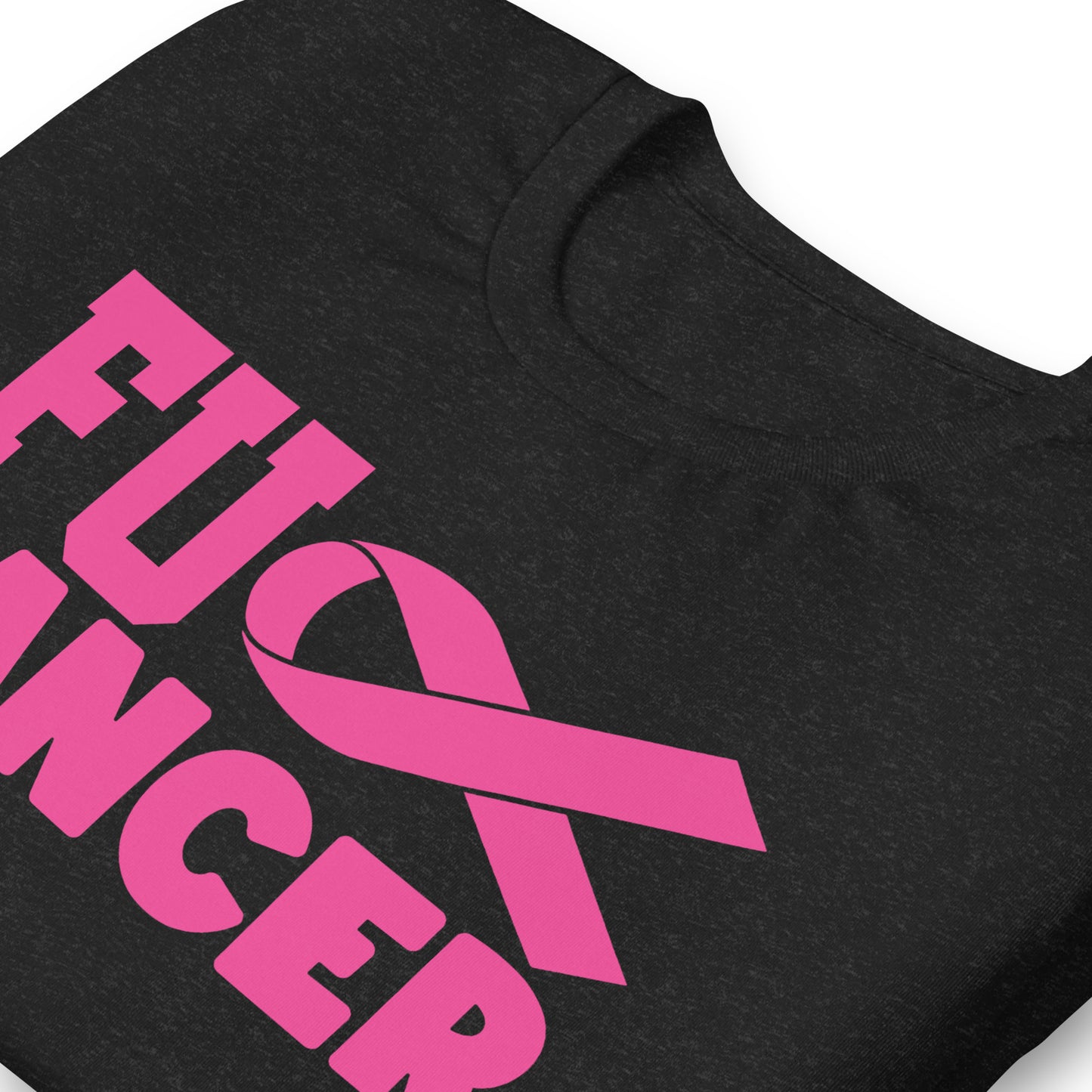 Fu** Cancer Breast Cancer Awareness Bella Canvas Adult T-Shirt