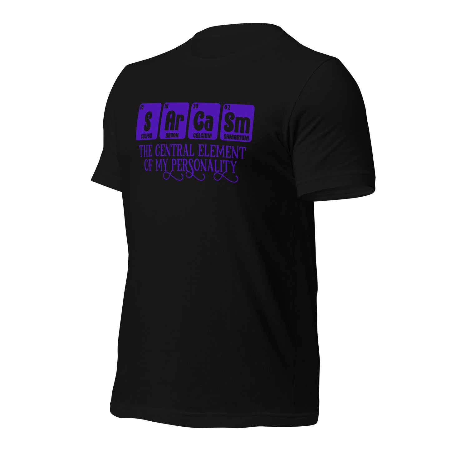 Sarcasm Central Element of My Personality Bella Canvas Adult T-Shirt