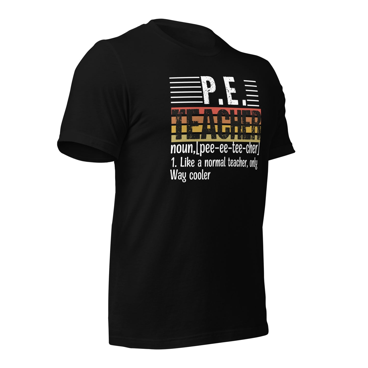 P.E. Teacher's Funny Definition Bella Canvas Adult T-Shirt