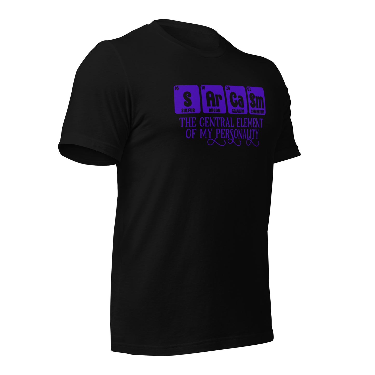 Sarcasm Central Element of My Personality Bella Canvas Adult T-Shirt