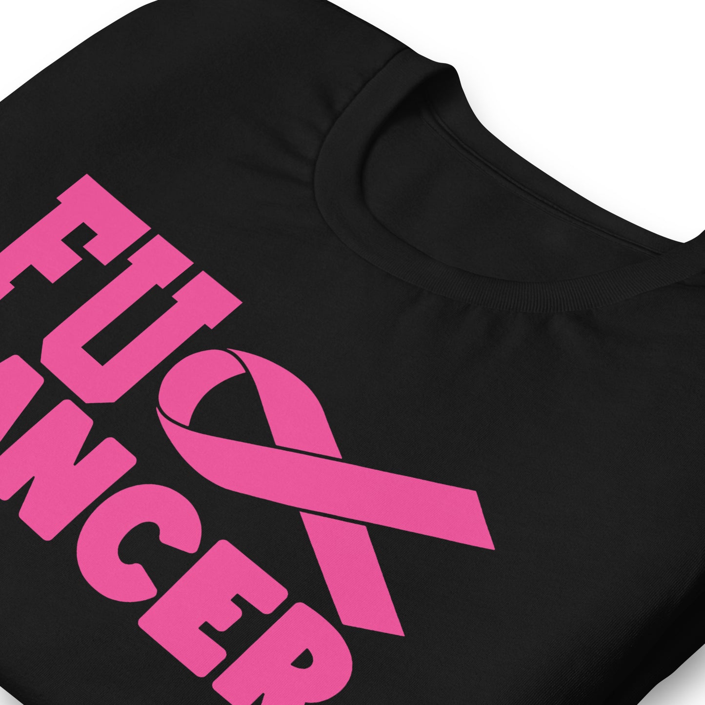 Fu** Cancer Breast Cancer Awareness Bella Canvas Adult T-Shirt