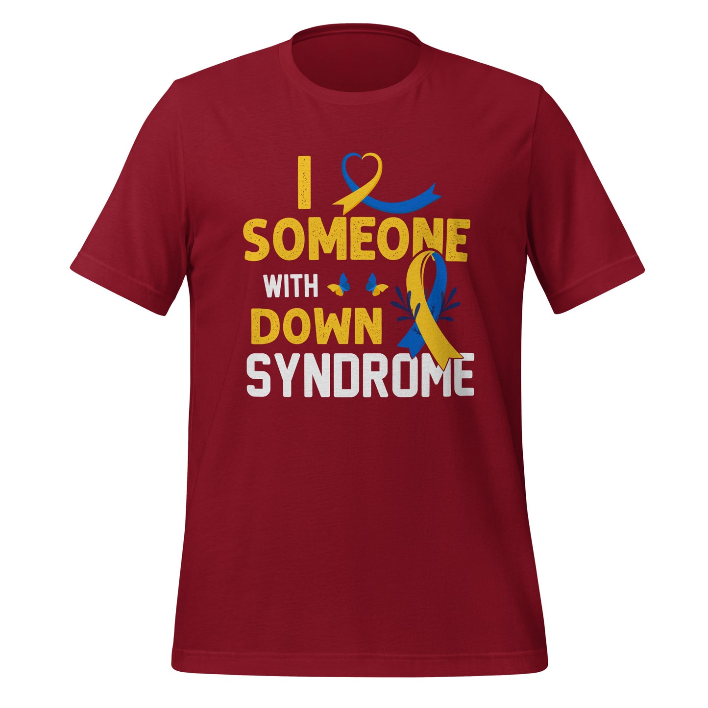 Down Syndrome Awareness Quality Cotton Bella Canvas Adult T-Shirt