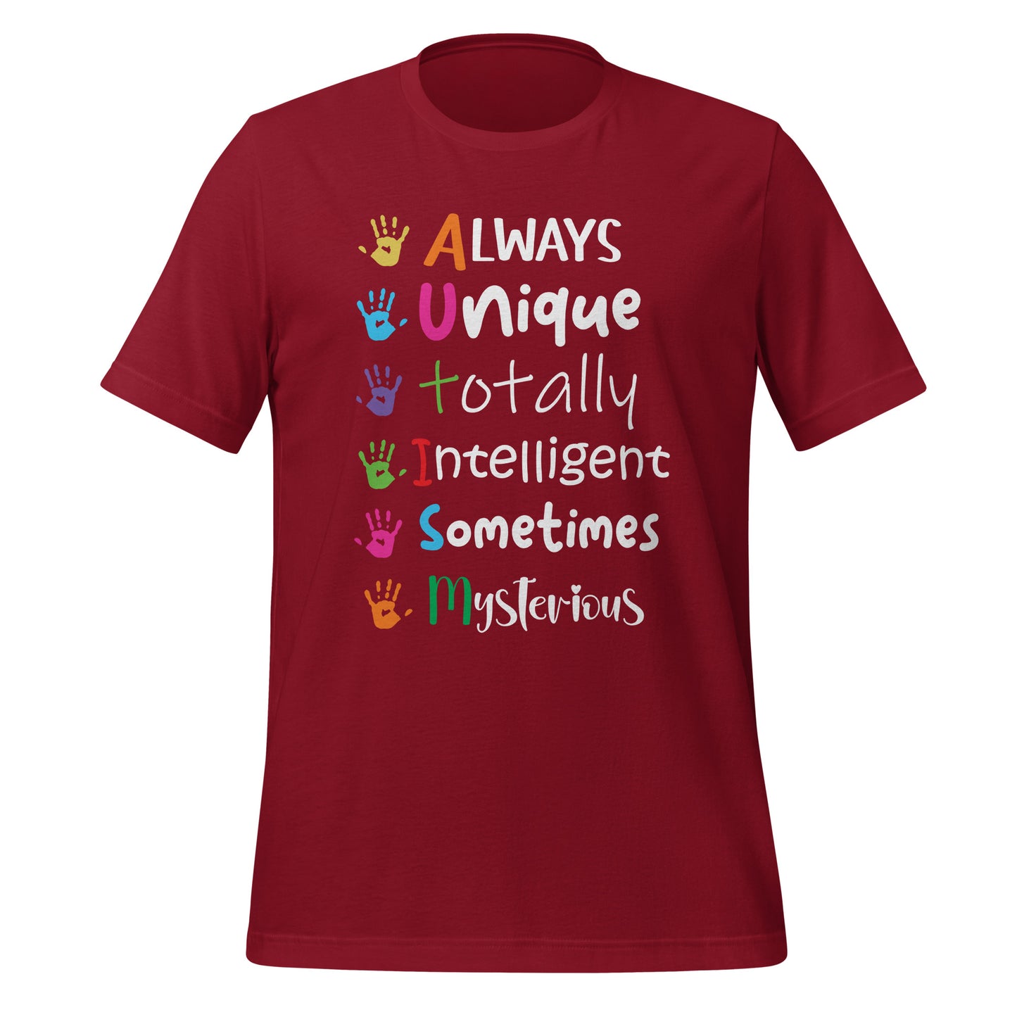 Autism Acceptance Together Quality Cotton Bella Canvas Adult T-Shirt
