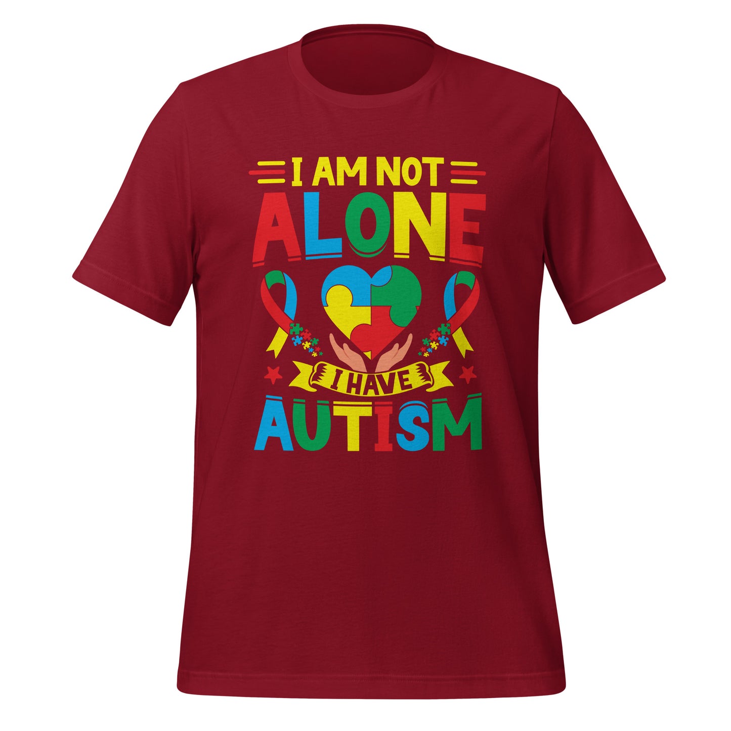 Autism Acceptance Together Quality Cotton Bella Canvas Adult T-Shirt