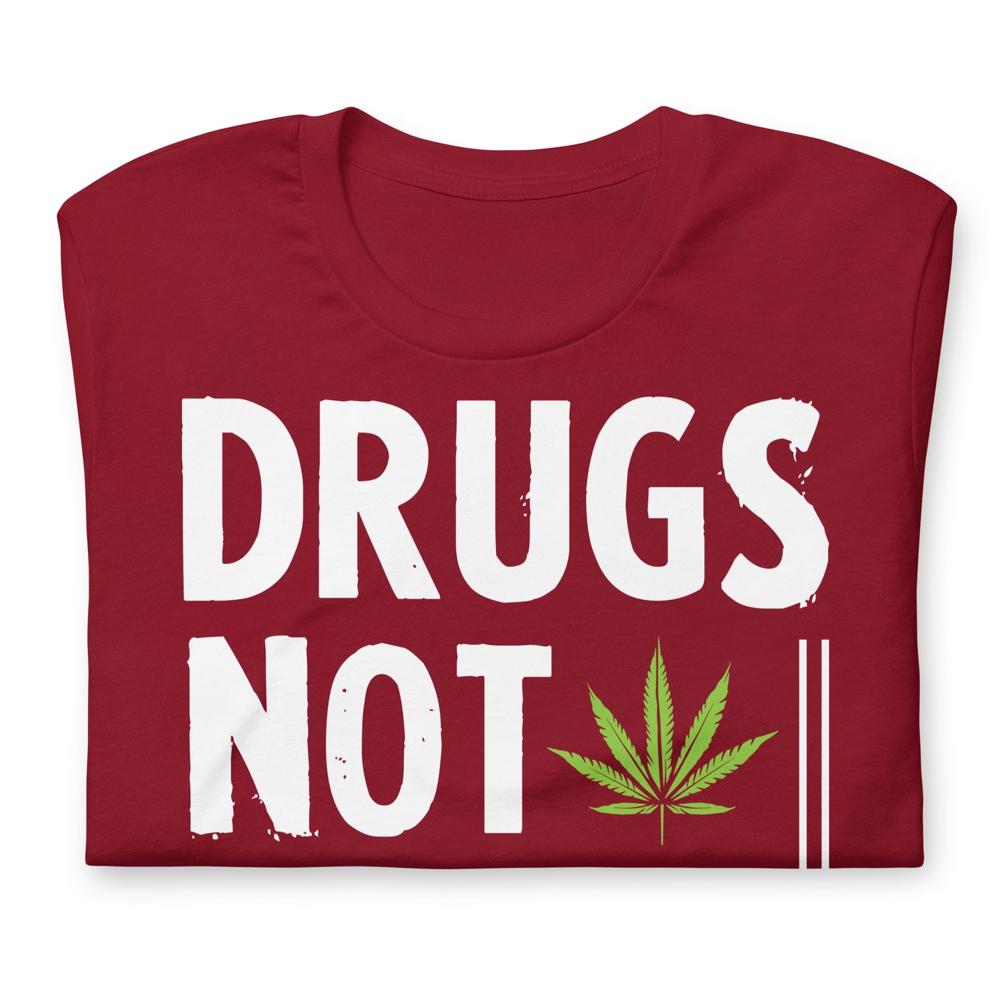 Drugs Not Hugs, Don't Touch Me 420 Bella Canvas Adult T-Shirt