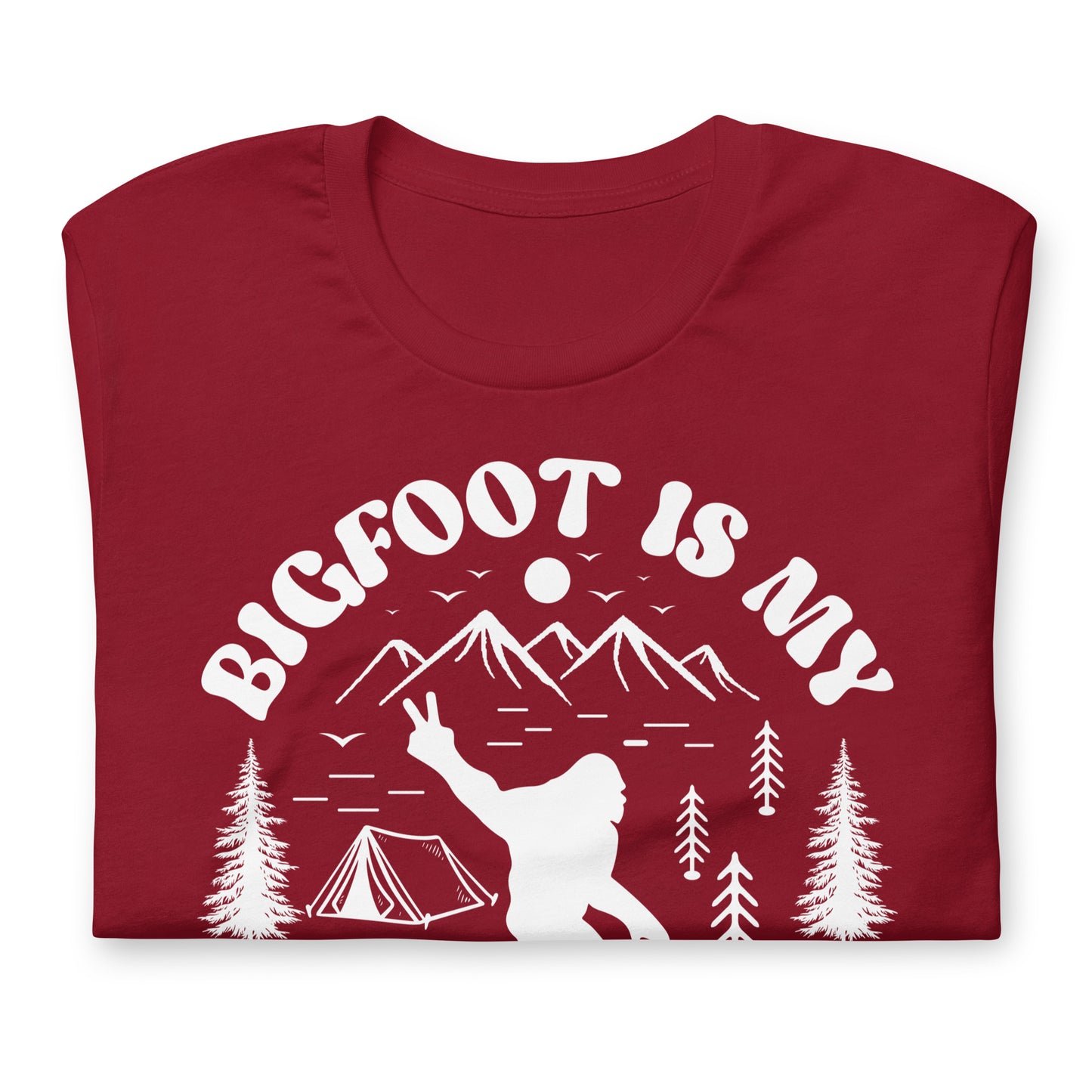 Bigfoot is My Spirit Animal Bella Canvas Adult T-Shirt