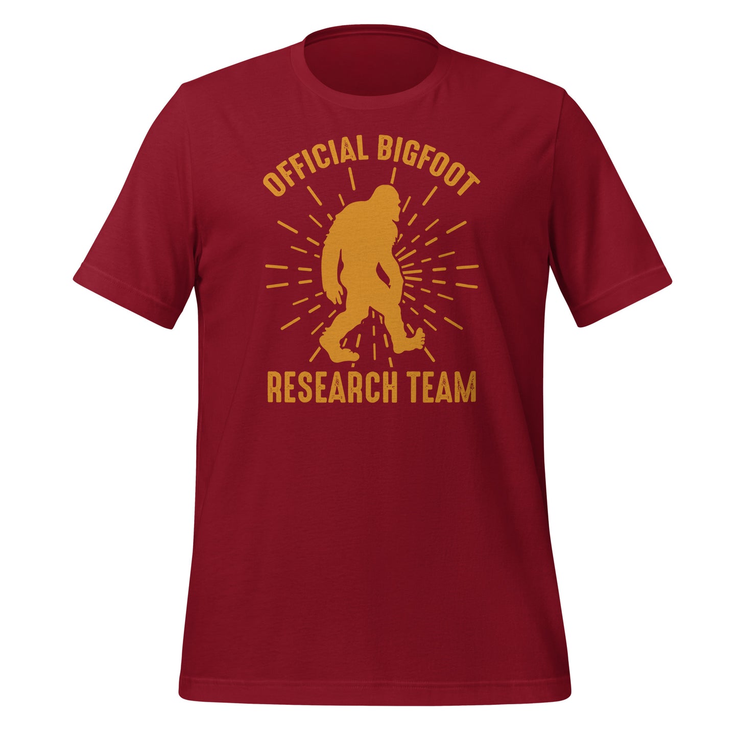 Official Bigfoot Research Team Bella Canvas Adult T-Shirt