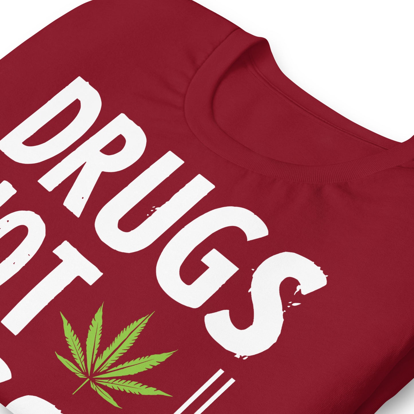 Drugs Not Hugs, Don't Touch Me 420 Bella Canvas Adult T-Shirt
