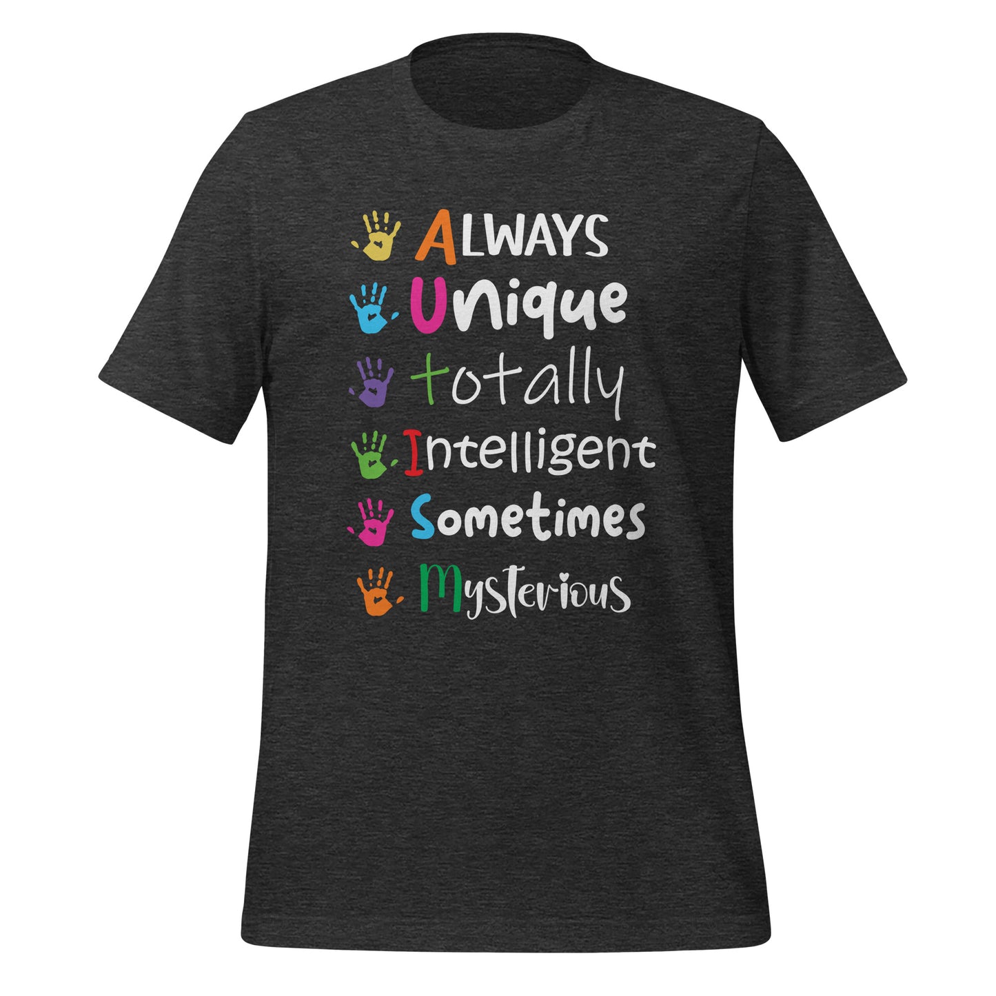 Autism Acceptance Together Quality Cotton Bella Canvas Adult T-Shirt