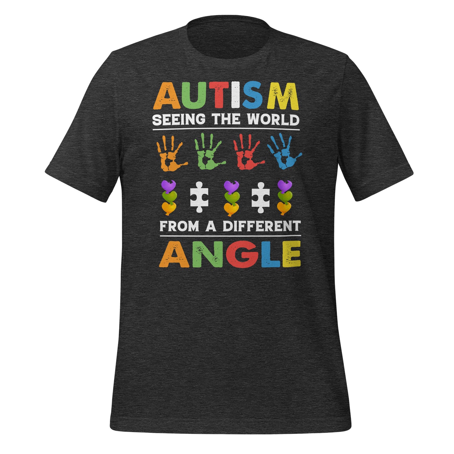 Autism Acceptance Together Quality Cotton Bella Canvas Adult T-Shirt