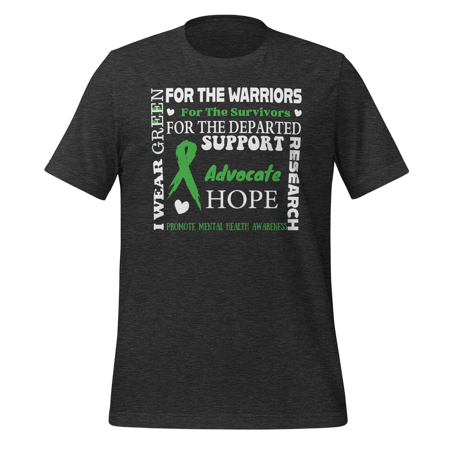 Mental Health Awareness Quality Cotton Bella Canvas Adult T-Shirt