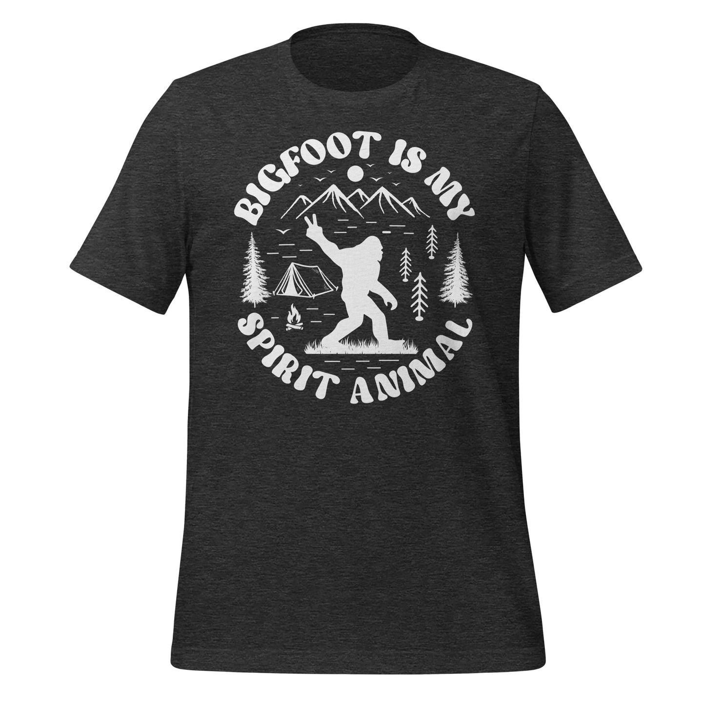 Bigfoot is My Spirit Animal Bella Canvas Adult T-Shirt