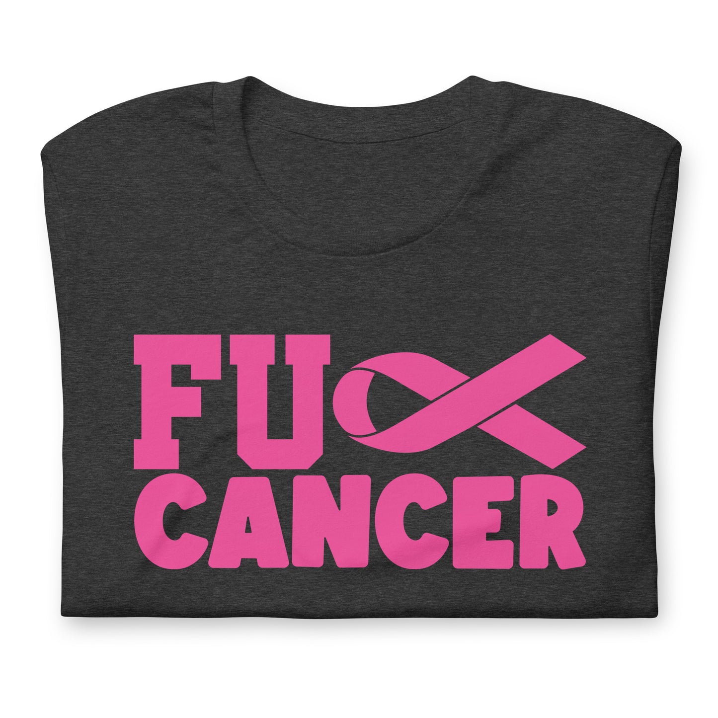 Fu** Cancer Breast Cancer Awareness Bella Canvas Adult T-Shirt