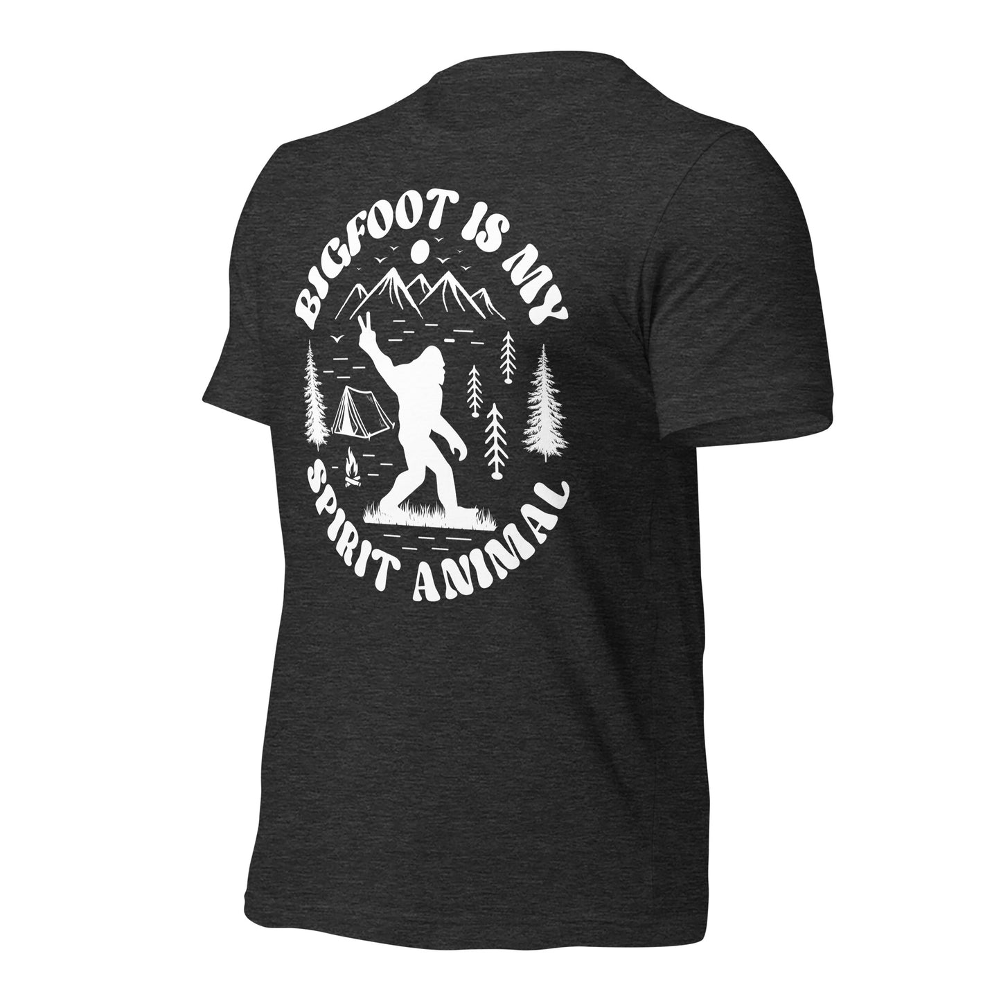 Bigfoot is My Spirit Animal Bella Canvas Adult T-Shirt