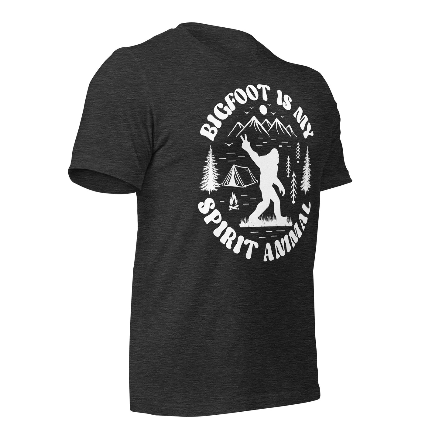 Bigfoot is My Spirit Animal Bella Canvas Adult T-Shirt