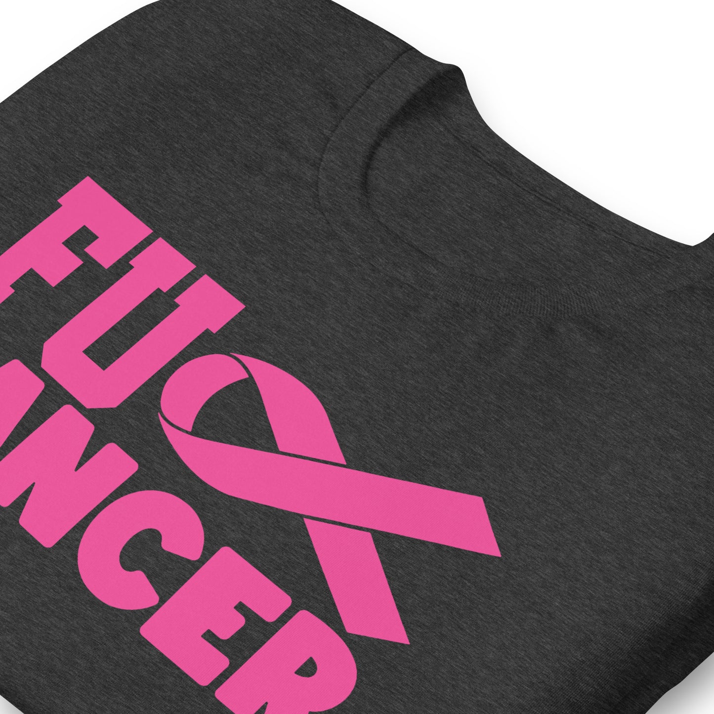 Fu** Cancer Breast Cancer Awareness Bella Canvas Adult T-Shirt