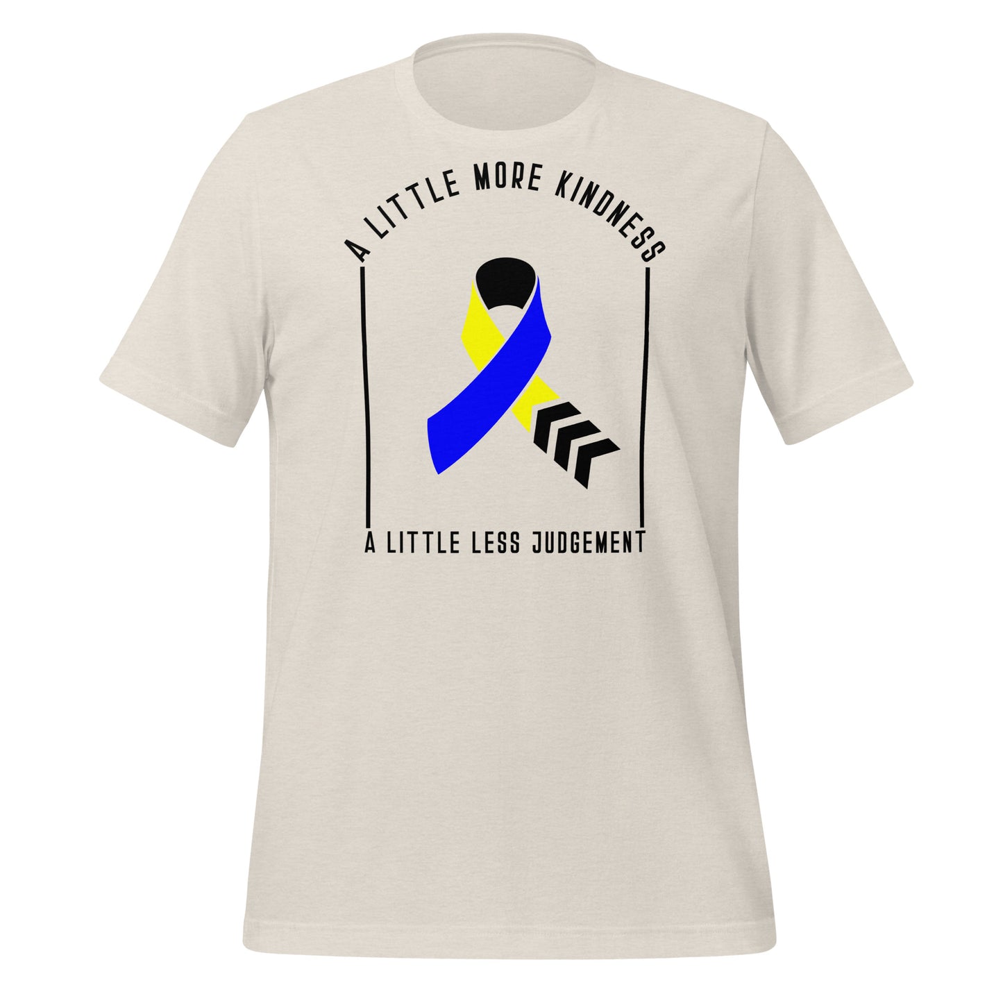 A Little More Kindness Down Syndrome Awareness Quality Cotton Bella Canvas Adult T-Shirt